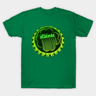 Sláinte Shamrock Bottle Cap T-Shirt